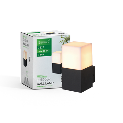 Zidna svjetiljka Green Tech PEDRO, E27, IP65