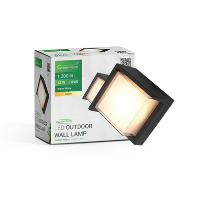 LED vanjska zidna svjetiljka Green Tech OHIO, 12W, 3000K, IP65