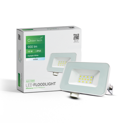 LED reflektor Green Tech 900 lm, 10W, 6500K, IP65, bijeli