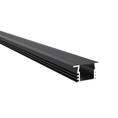 Aluminijski profil Green Tech 22 x 11,7 x 2000 mm, ugradni, crna boja