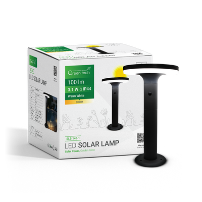 LED solarna svjetiljka Green Tech 3.1W, 3000K, IP44