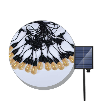 LED solarni svjetlosni lanac LUMERA LIGHTING IP65 2700K, AMBER ŽARx16, uključena